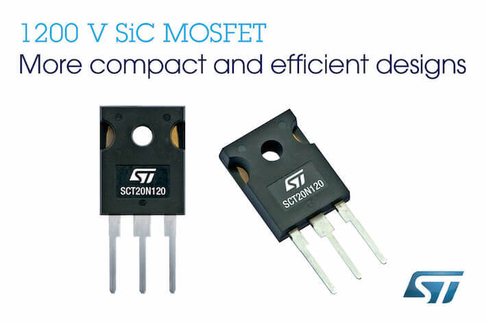 STMicroelectronics release new 1200V Silicon Carbide Mosfet 